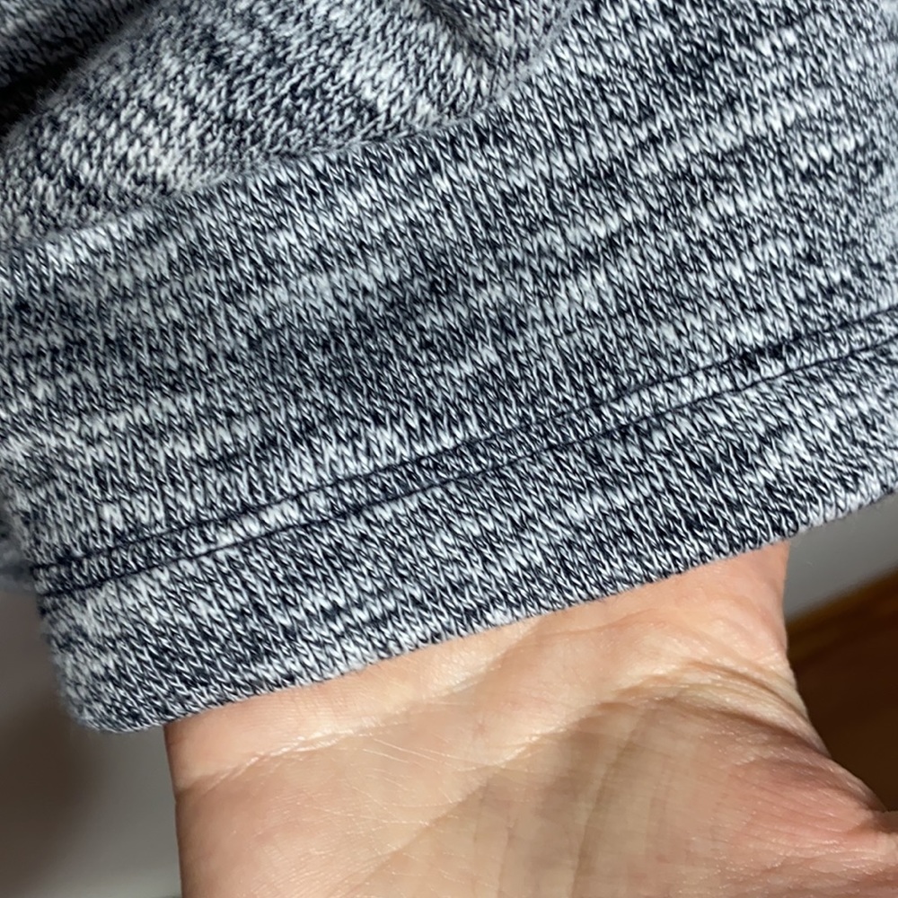 Madewell Heathered Gray Puff Sleeve Sweater Dress  size S - Picture 7 of 10